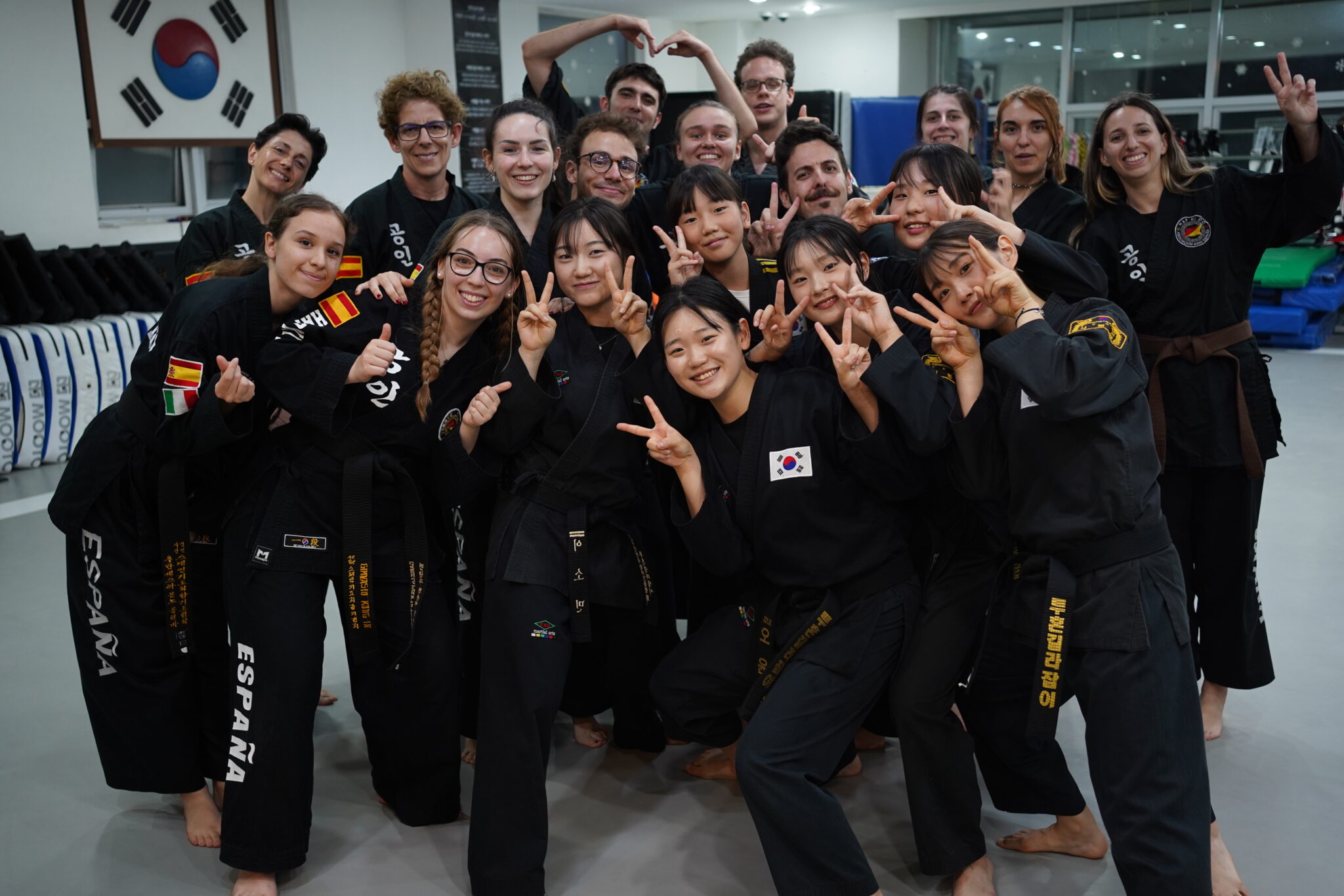 Entrenamiento en el gimnasio Toohonkillajabi - Viaje a Corea 2024